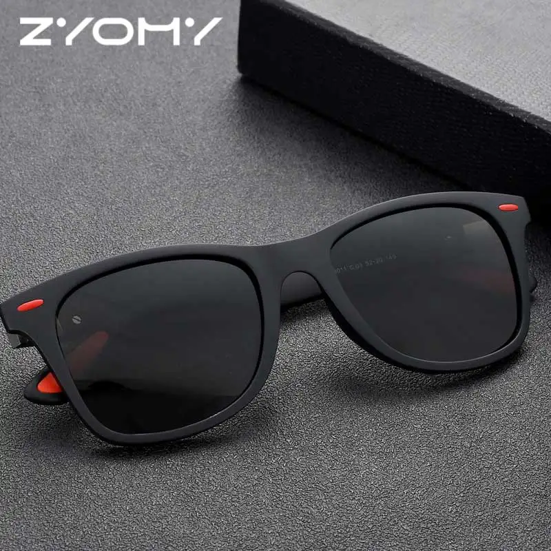 

Q модные дикие поляризованные солнцезащитные очки в квадратной оправе брендовые дизайнерские очки для вождения классические спортивные очки UV400 темные очки