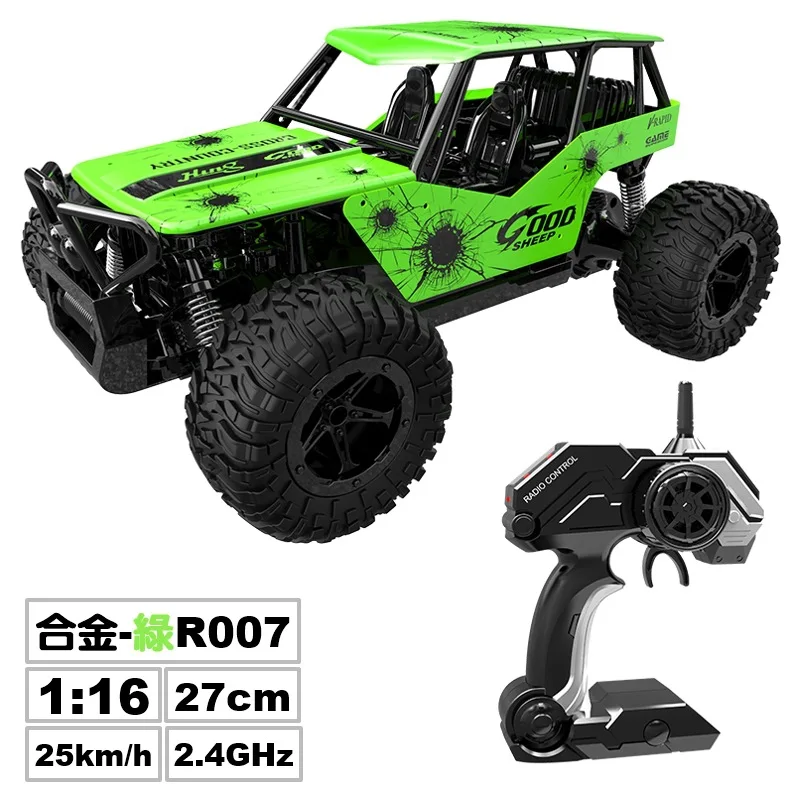 1:16 RC Автомобиль 2,4G электрический пульт дистанционного управления модель детский задний привод колеса гусеничный Bigfoot внедорожные автомобили наружные игрушки для мальчика подарок