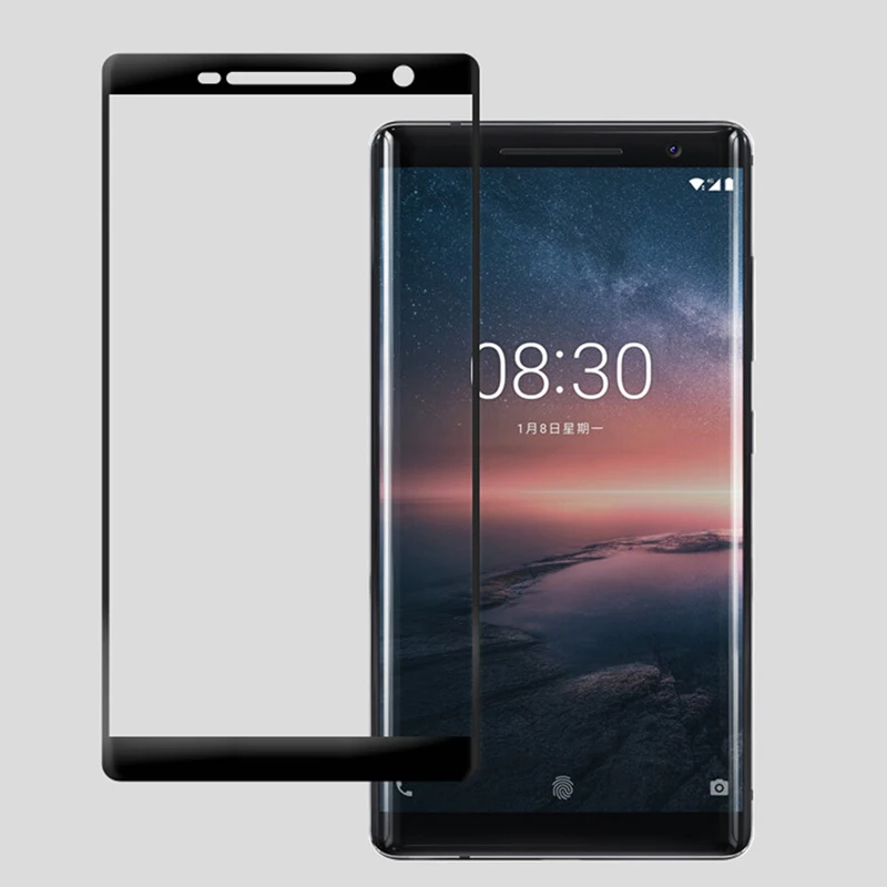 3D полное покрытие закаленное Стекло Экран протектор для Nokia 8 Sirocco s Anti Explosion 9 H