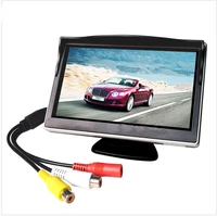 5 0 inch car lcd tft color monitor screen for car reverse rearview camera video system lcd monitor
