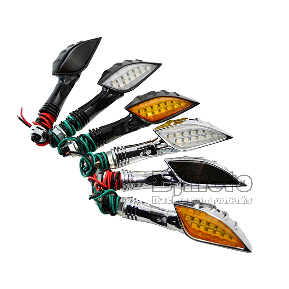 SL 054 BK YE желтая линза черный цвет Dirtbike Мотоцикл Череп Скелет светодиодный