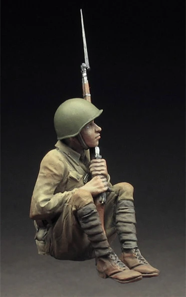 

1/35 модельная фигурка из смолы Kit 103 Red Army rifleman One фигурки в сборе Неокрашенный верх