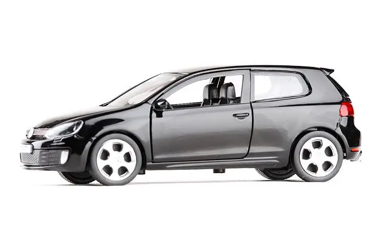Высокая симуляция гольф GTI, 1:36 Масштаб сплава тяните назад автомобиль игрушки, литой металл модель транспортных средств, Коллекция модель игрушки