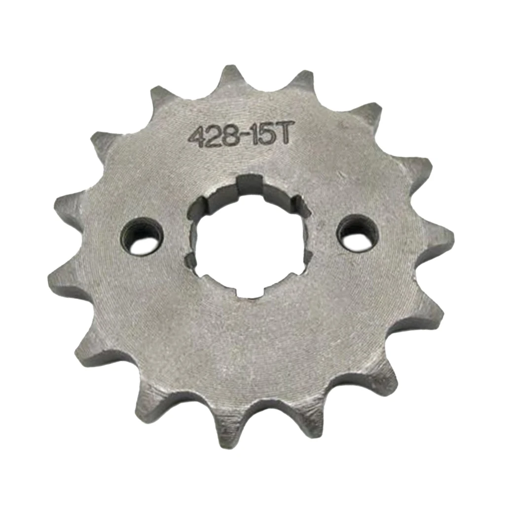 

15T Teeth 20mm Shaft 428 Drive Chain Front Sprocket Cog Iron for Pit Trail Dirt Bike ATV Quad Buggy Dropshipping