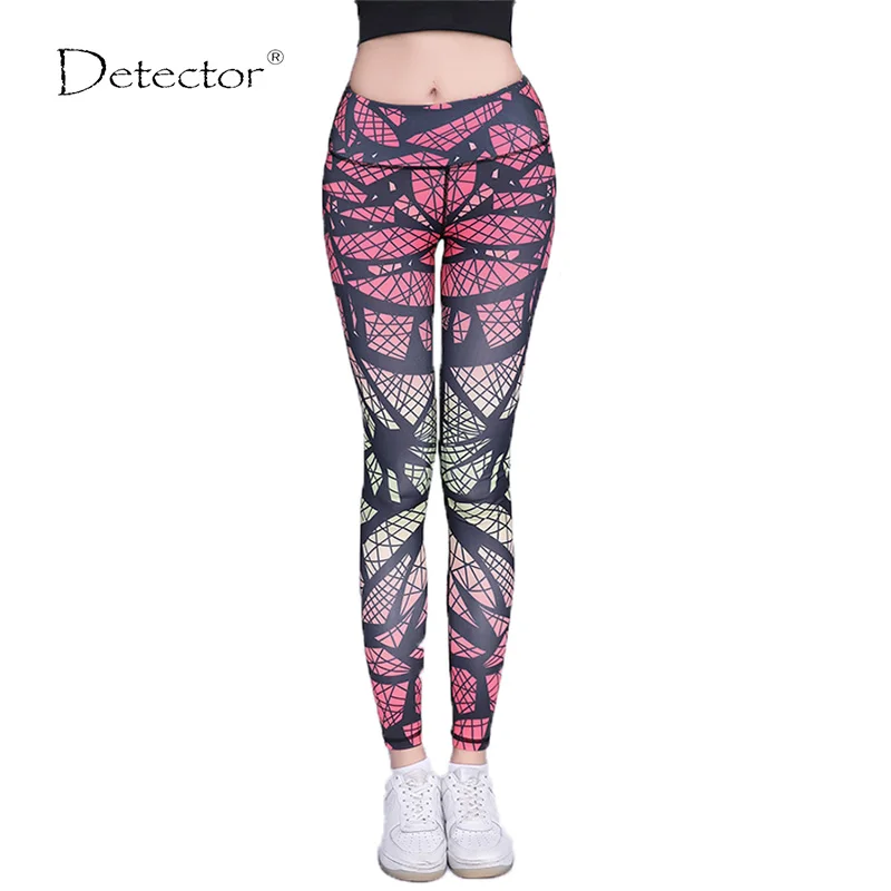 Штаны для йоги с цветами Detector спортивные Леггинсы спортзала фитнеса тренировок