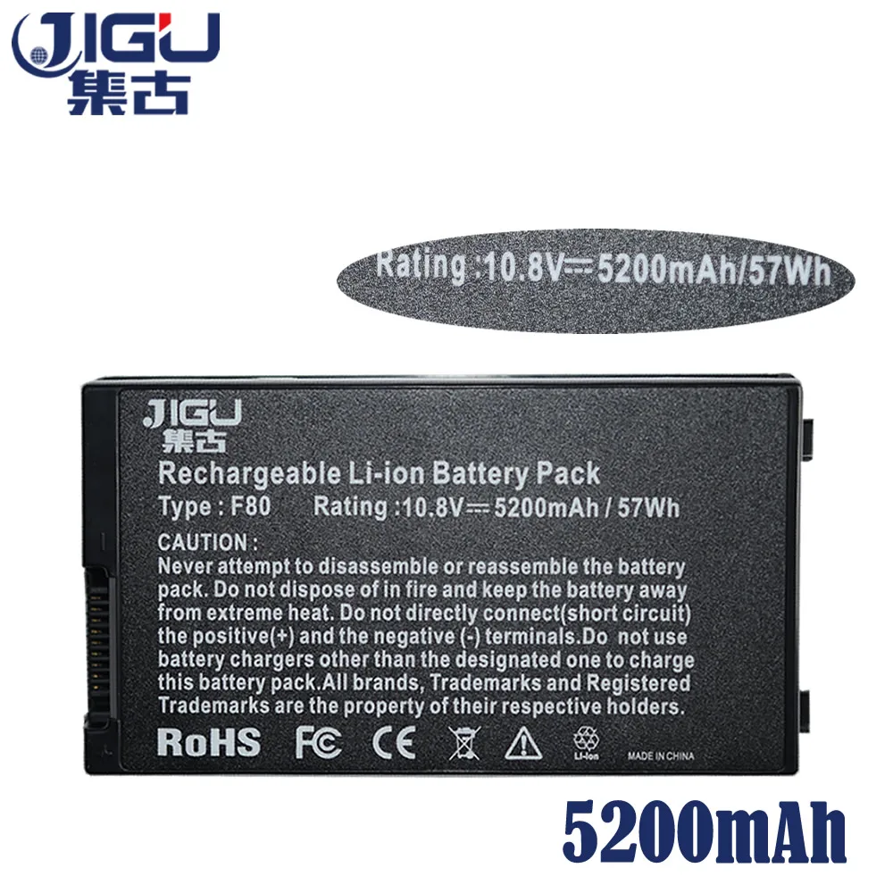 JIGU Laptop Battery For Asus X80H X80L X80Le X80N X81Sc X81Se X81Sg X81Sr X83Vm X80Z X85S X85SE X88 A32 F80 F80A F80H|laptop battery|battery for