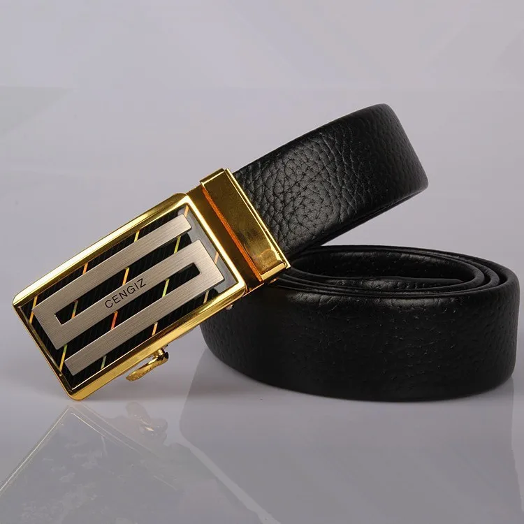 2015 Sir leather high-end boutique authentic military men men's automatic buckle belt Free fast Shipping | Аксессуары для