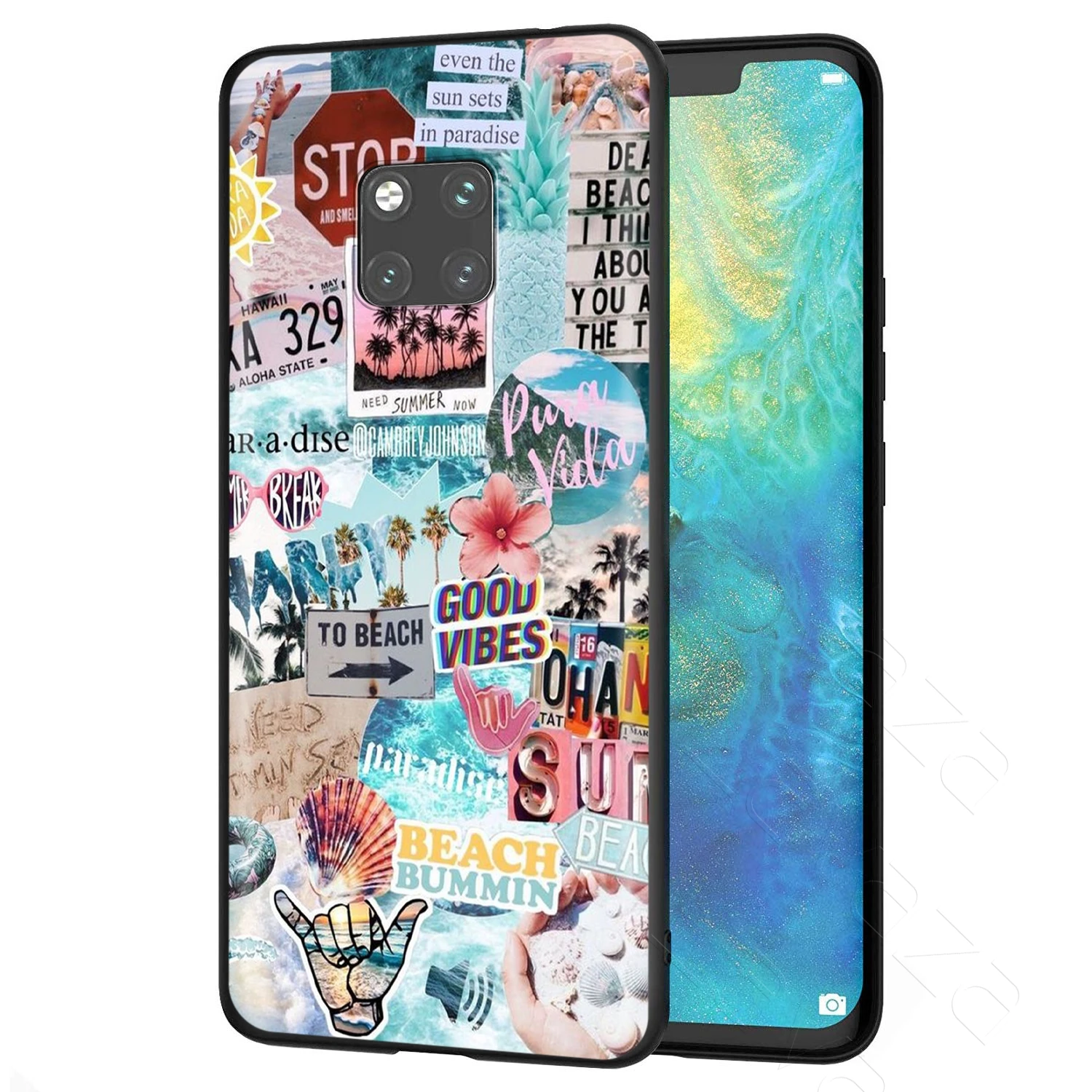 Lavaza Travel World Map Plane Plans Case for Huawei Mate 30 20 Honor 6a 7a 7c 7x 8C 8x 9 10 Nova 3i 3 Lite Pro Y6 2018 |