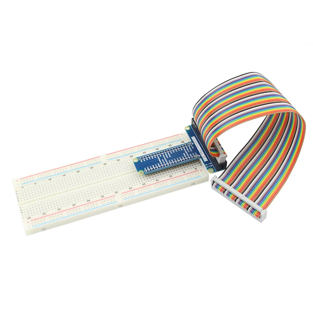 Elisona T тип GPIO Плата расширения DIY макетная плата 40Pin плоский ленточный кабель 65 шт.