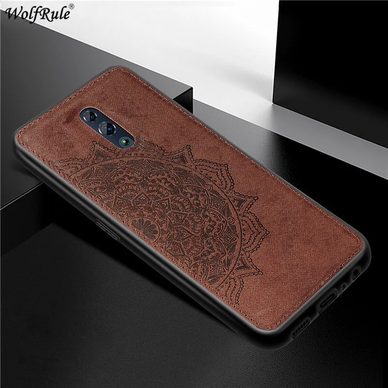 Чехол для OPPO Reno мягкий чехол из ТПУ рамка бампер ткань защитный жесткий задней