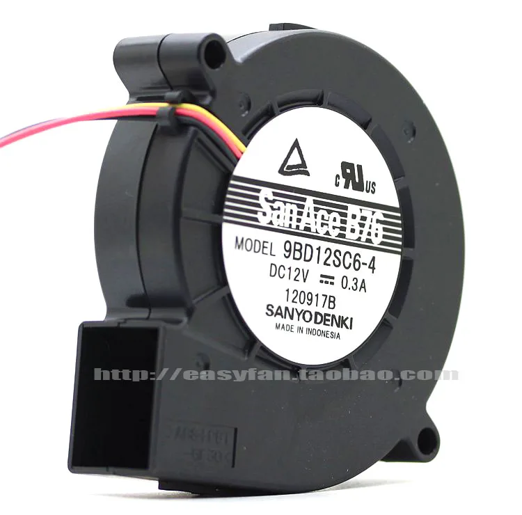 sanyo denki San Ace 7020 DC12V 0.3A 9BD12SC6-6 7 см вентилятор турбинного вентилятора охлаждения
