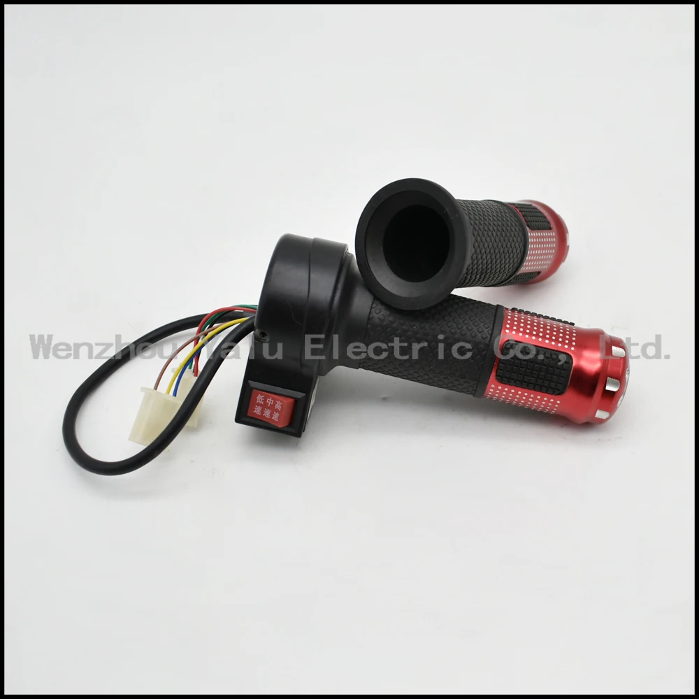22mm electric bicycle speed control color aluminum alloy turn high low and three acceleration throttle handle | Спорт и развлечения