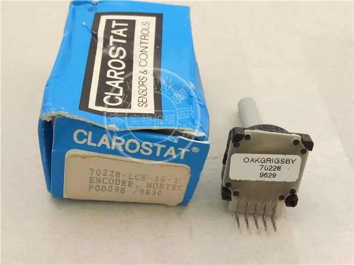 Оригинальный кодер CLAROSTAT 70228 LCE 16 1 5 контактный ножной потенциометр шаговый осевой