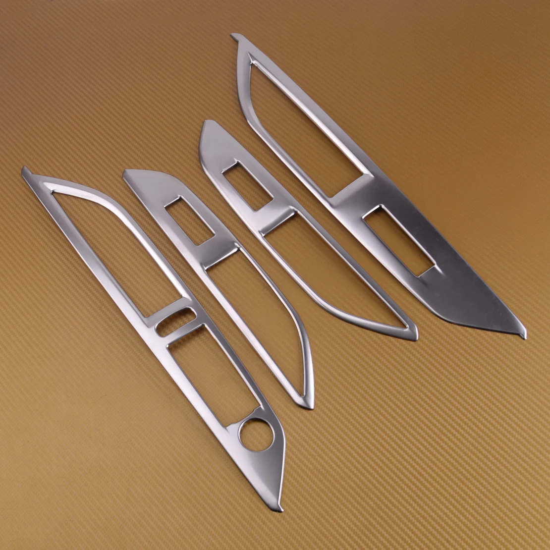 

Beler 4 шт. переключатель оконного подъемника панель управления рамка Крышка облицовки ободок подходит для Peugeot 3008 GT 5008 GT 2017 2018 автомобильные а...