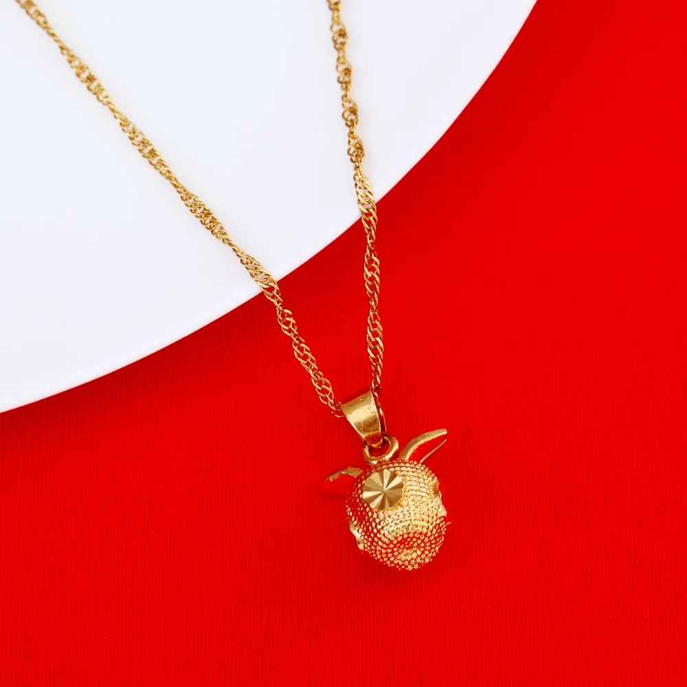 Wholesale Sale New Fashion Pendant Jewelry Gold Women Chain Apple Necklace Gift | Украшения и аксессуары