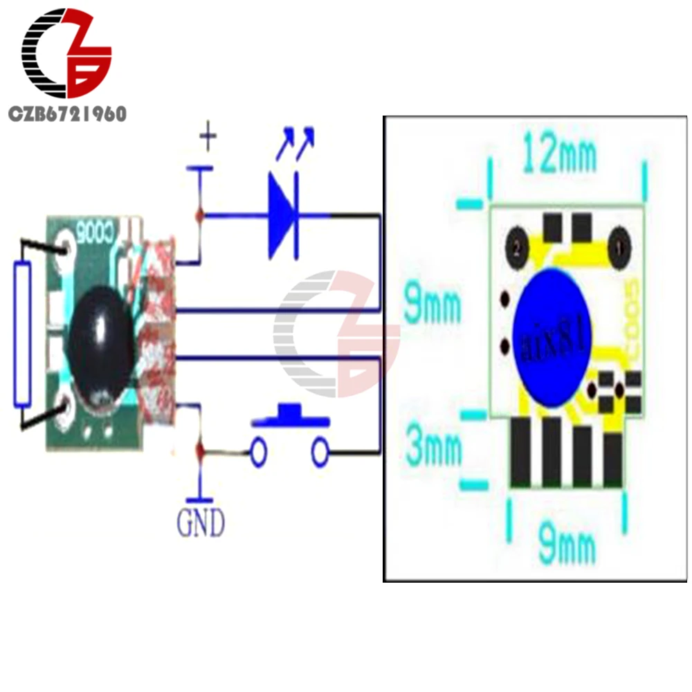 5 шт. Multifunction Delay Trigger чип время задержки релейный модуль IC синхронизации 2 S-В 1000 h DC 5 В