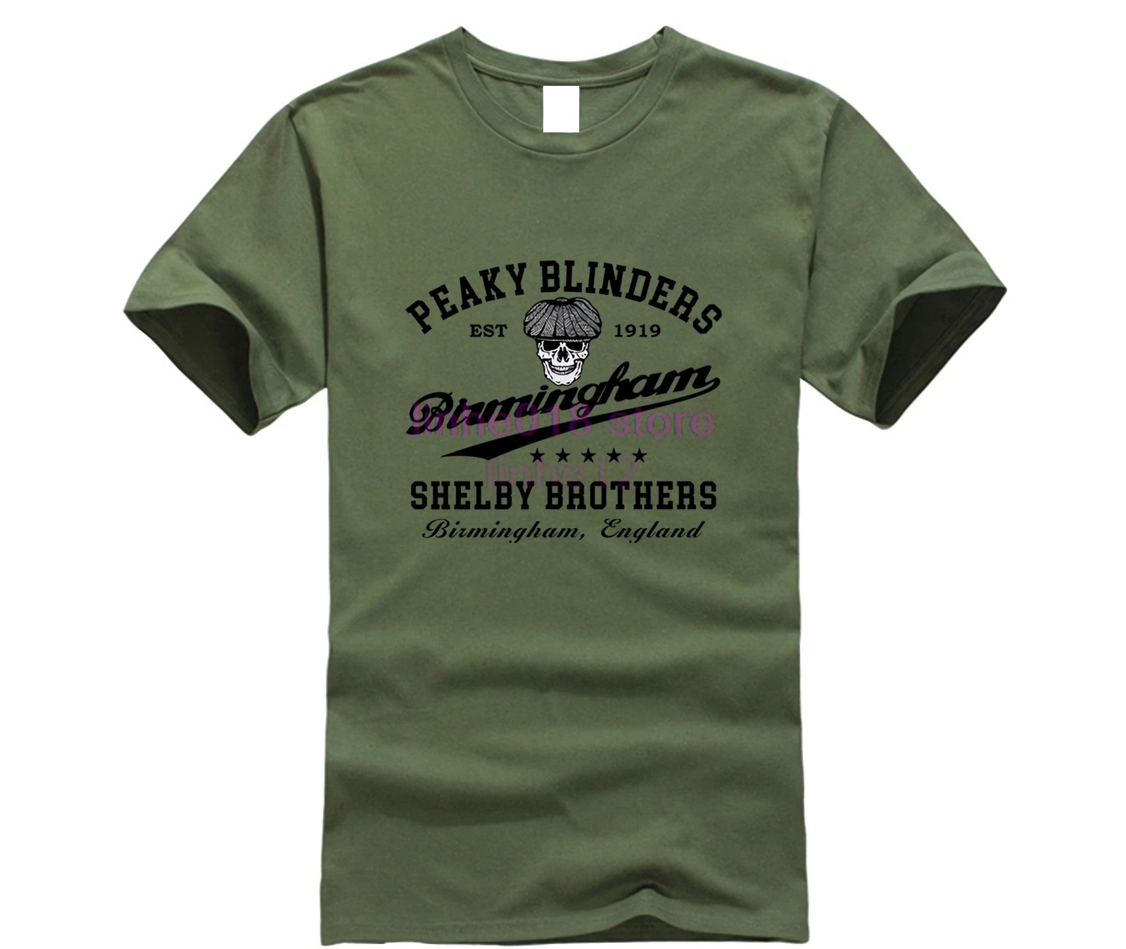 Retro Tee Peaky Blinders Clothing Male Plus Size Camiseta T Shirt Basic Movie T-shirt Dropshipping Tshirt Apparel | Мужская одежда