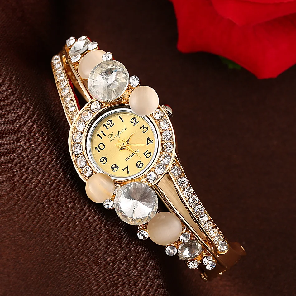 Новые женские часы с симметричным ремешком браслет Montres Femmes dames horloges zegarek reloj mujer