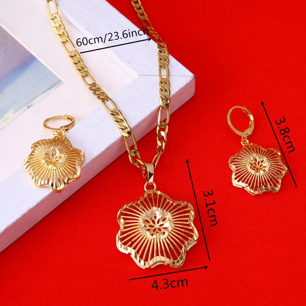 Ювелирные наборы с эфиопскими цветами для невесты свадебное ожерелье серьги