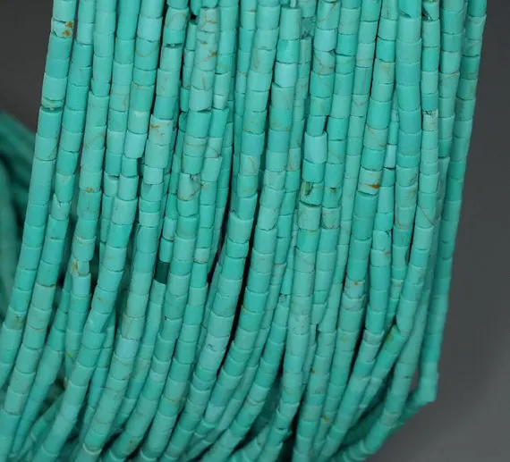 3 мм Бирюзовый драгоценный камень зеленый синий круглые пробки Heishi бусины 12 5