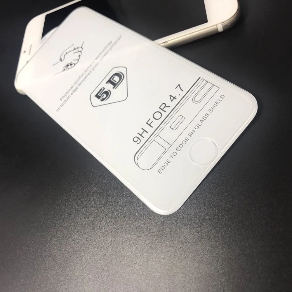 Лучшее качество полное покрытие закаленное стекло 9H для iPhone X Xs XR 11 Pro 6 6S 7 8 Plus 5D