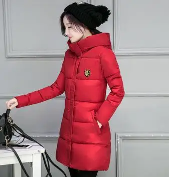 Зимняя теплая Женская хлопковая куртка с капюшоном 2020 Новая модная однотонная