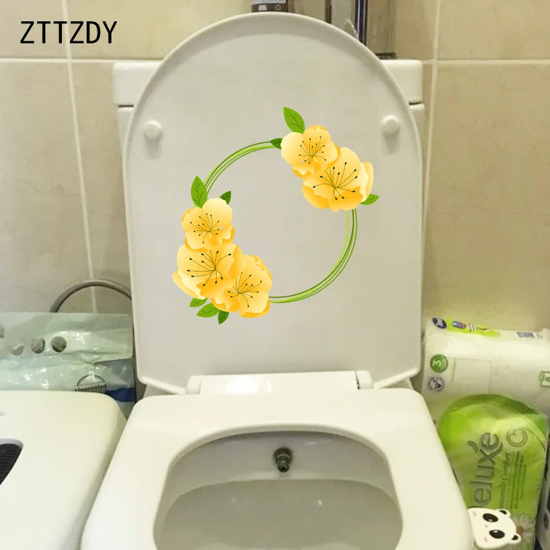 ZTTZDY 23 1*23 8 см мультяшный венок модное украшение для унитаза домашняя гостиная