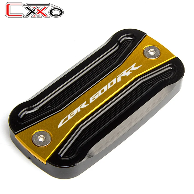 Золотой Для Honda CBR600RR CBR 600RR 2003 2004 2005 2006 спереди Главный тормозной цилиндр Жидкости Крышка Резервуара масла Кепки - Цвет: Золотой