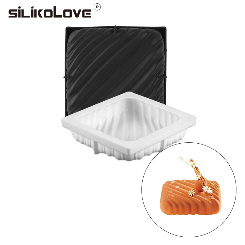 SILIKOLOVE, новинка, 3D, черная силиконовая форма для торта, для выпечки, украшения, инструменты, форма для торта, силиконовая форма, форма для кухни, для выпечки, антипригарная