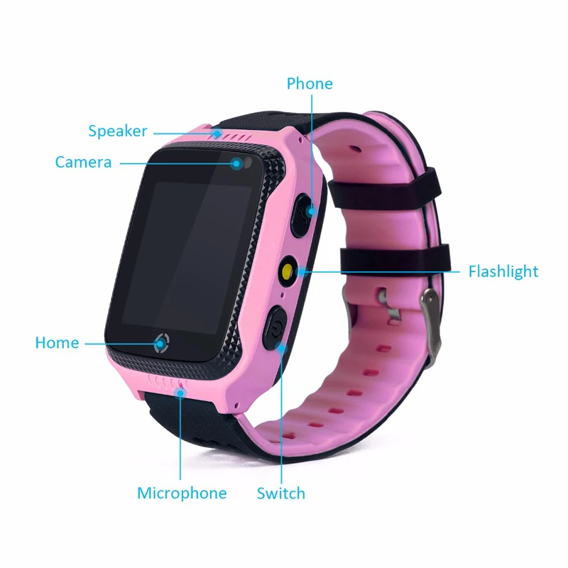 GPS дети умные часы GSM lbs трекер Сенсорный экран ребенок Смарт с sos вызов локатора