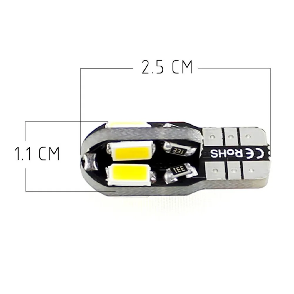 

20Pcs/set Canbus T10 194 168 W5W 5730 8 LED SMD White Car Side Wedge Light Lamp Bulb