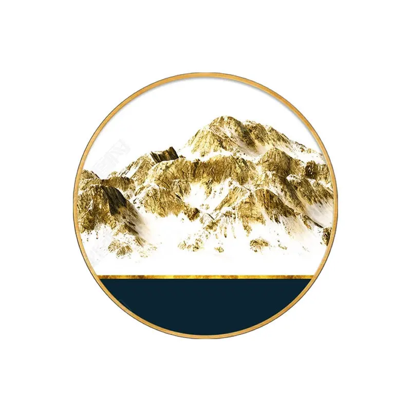 Crystal Mountain peak bird frame living room decorative painting luxury modern Nordic abstract paintings Entrance mural | Дом и сад