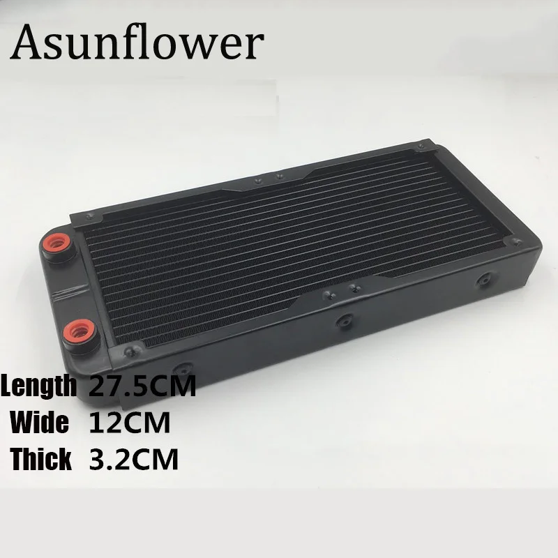 Радиатор Asunflower с винтовой резьбой 360 мм/240/120 дюйма для компьютера радиатор