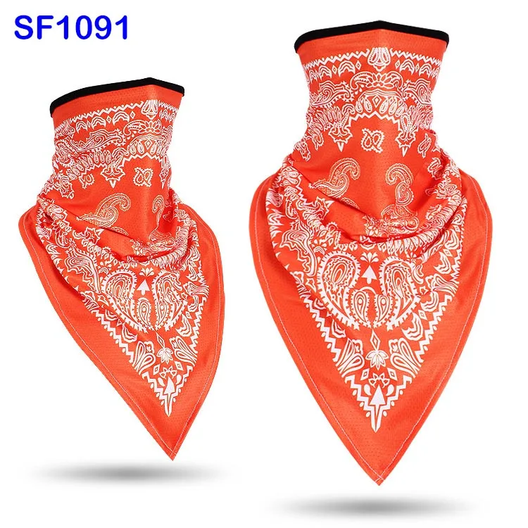 SF1091 WildSurfer кешью треугольник шарф езда половина маска для лица для велосипеда Балаклавы ветрозащитный лыжный шейный качественный дышащий лицевой щит FJ40 - Цвет: SF1091
