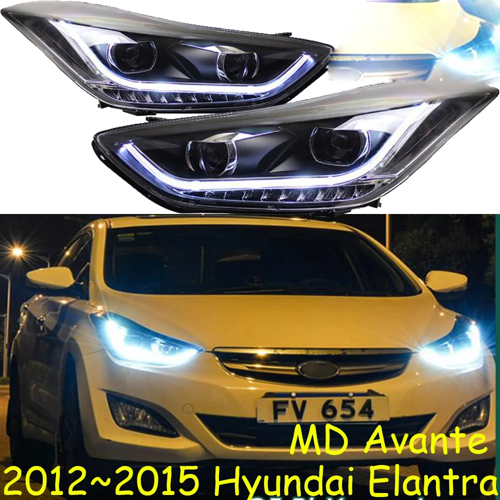 HID 2012 ~ 2015 автомобильный Стайлинг фары для HUNDAI Elantra Solaris accent Genesis i10 i20 santa fe lantraElantra