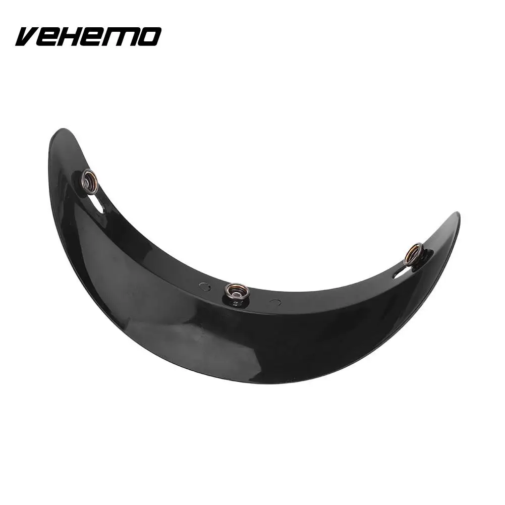 Шлем для велоспорта Vehemo с 3 кнопками козырек черный|visor shield|helmet peakshield visor |