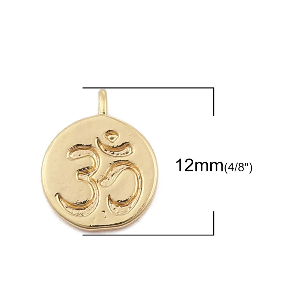 DoreenBeads медные 3D Подвески Подвеска чайник круглая луна Позолоченные ювелирные