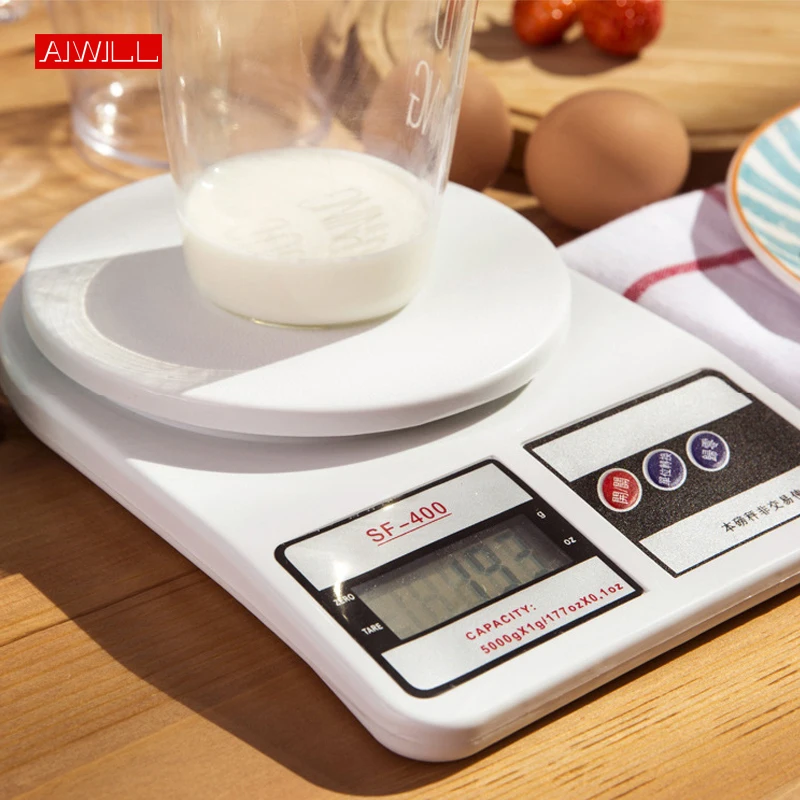 AIWILL SF400 высокоточные кухонные электронные весы, кухонные весы, бытовые пищевые электронные весы для выпечки, медицинские весы, 10 кг