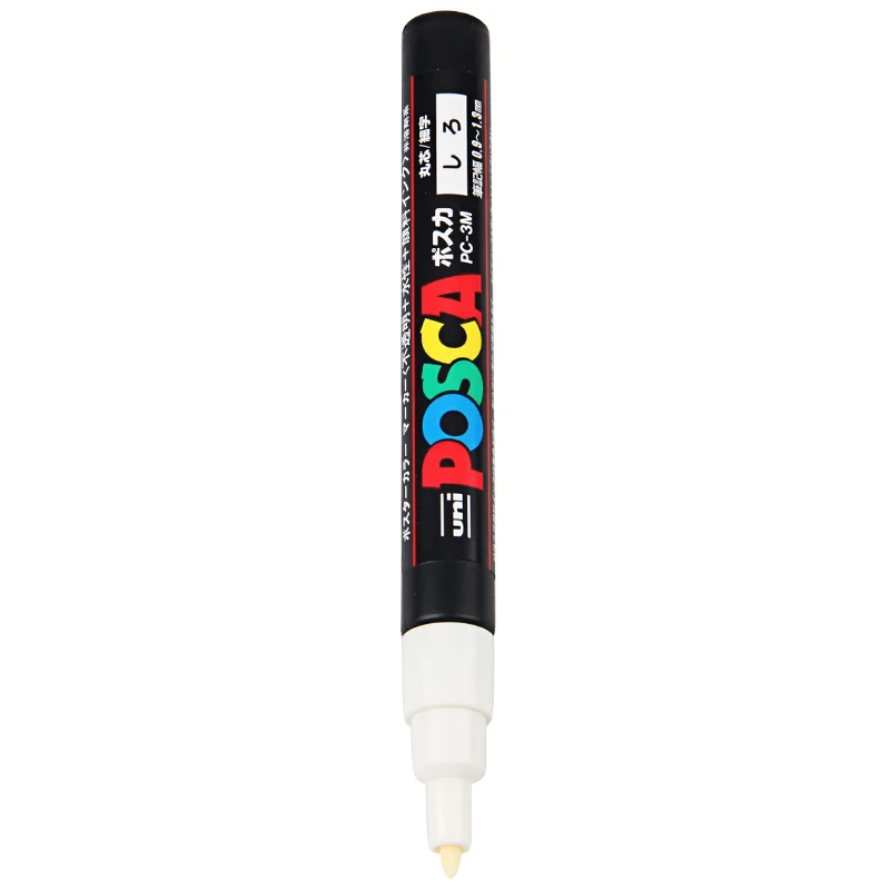 Ручка Posca PC 3M Краски маркер письменная ручка тонкими концами) 0 9 1 3mm 17 Цвета 1/3/6/12/17