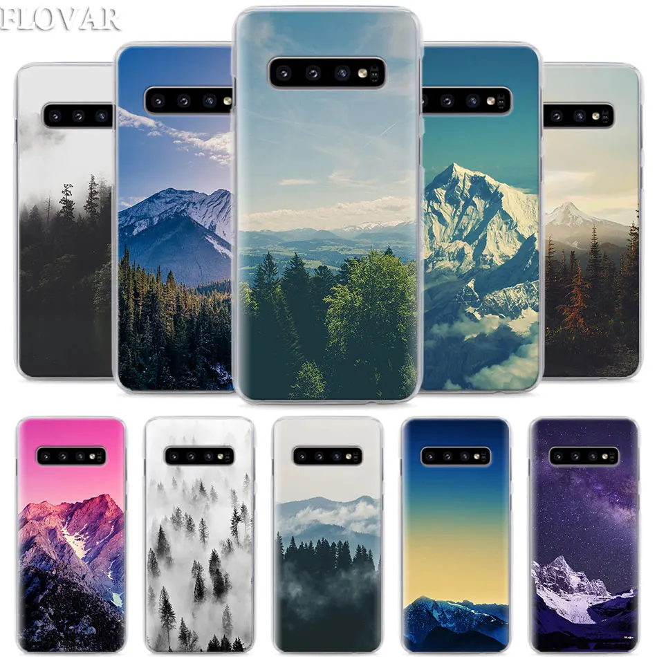Пики лес чехол для телефона для samsung Galaxy S10e S10 плюс S7 S8 S9 Plus, Note 8, 9, 10, плюс S10 5G M20 M30 жесткий чехол Coque