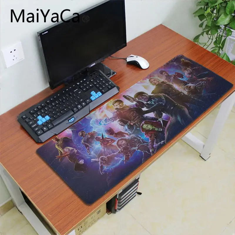 Lock Edge 30x80cm Maiyaca Мстители эндшпиль уникальный настольный коврик игровой коврик для мыши ноутбук ПК игровой коврик большой коврик для мыши геймер Коврик для мыши - Цвет: Lock Edge 30x80cm