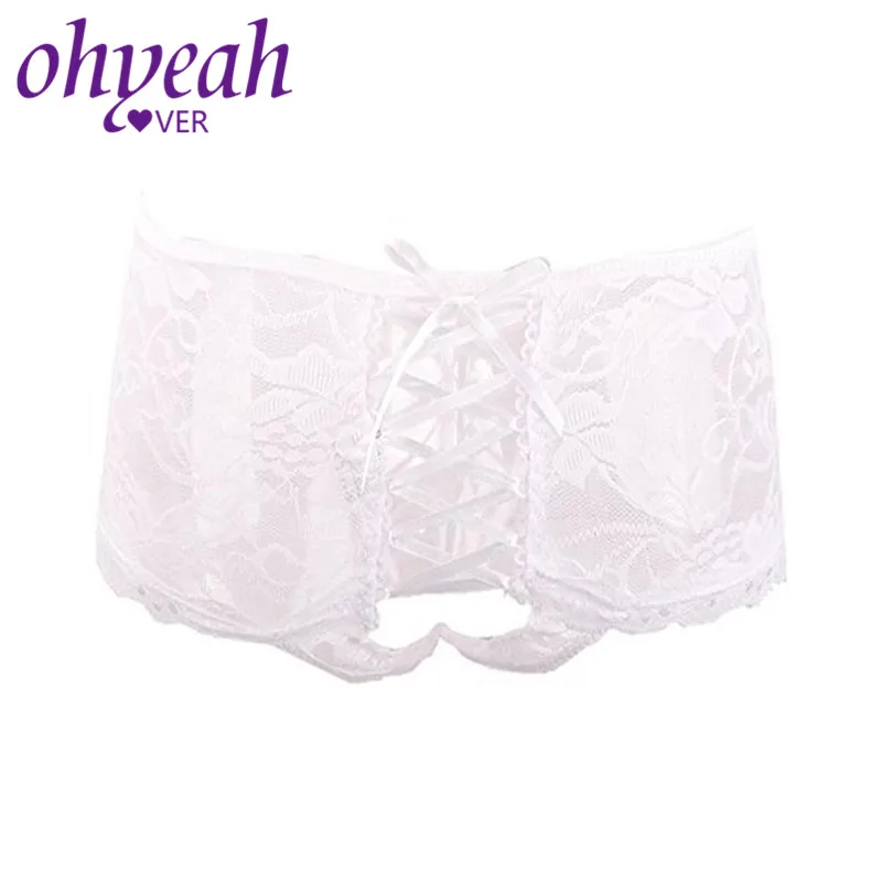 Ohyeahlover Женские Трусы средней талии сексуальные стринги Прозрачные стринги 6XL кружевные трусики трусы женское нижнее белье PM5011