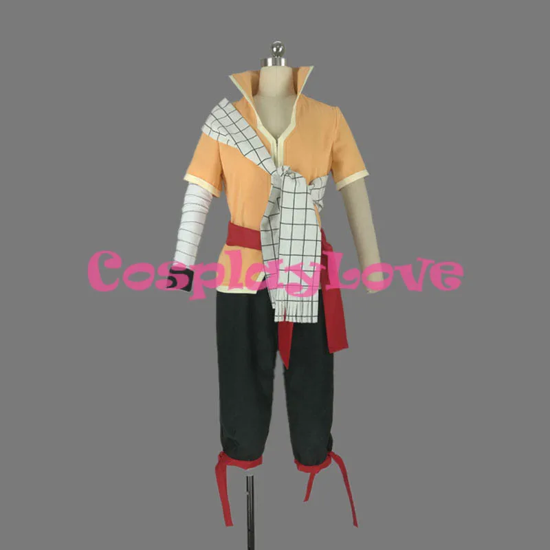 

Fairy Tail: Dragon Cry Natsu Dragneel Cosplay Costume High Quality Stock Cusotm Made For Halloween Christmas CosplayLove