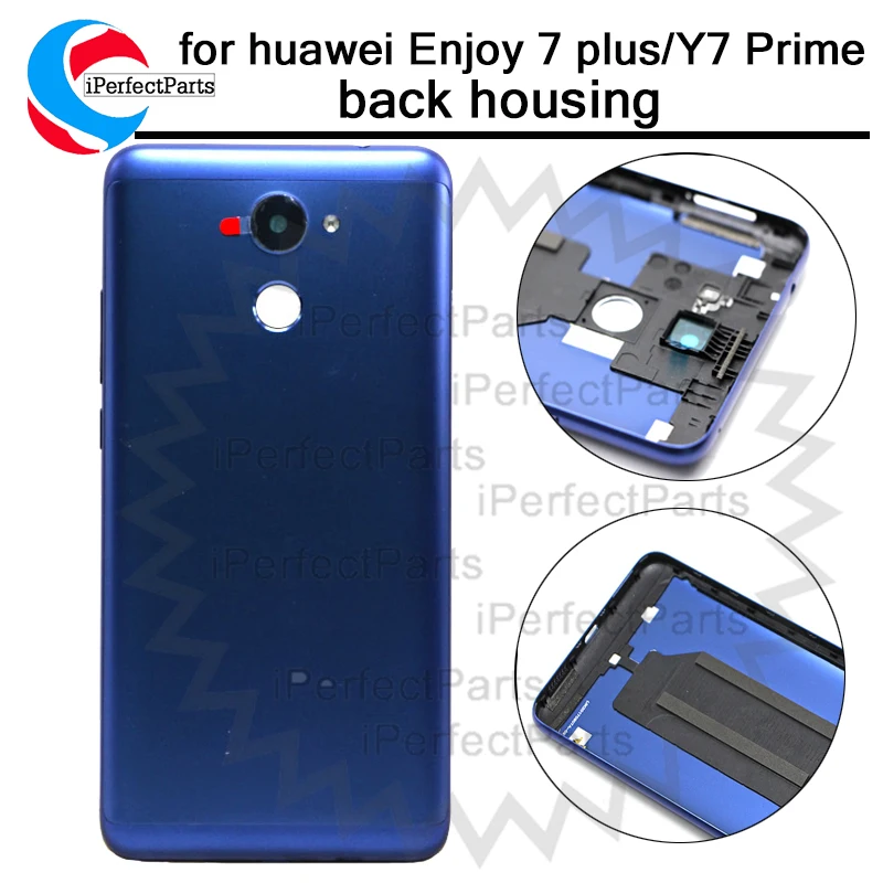 Для huawei enjoy 7 plus y7 prime y основная батарея задняя крышка корпуса для Huawei чехол