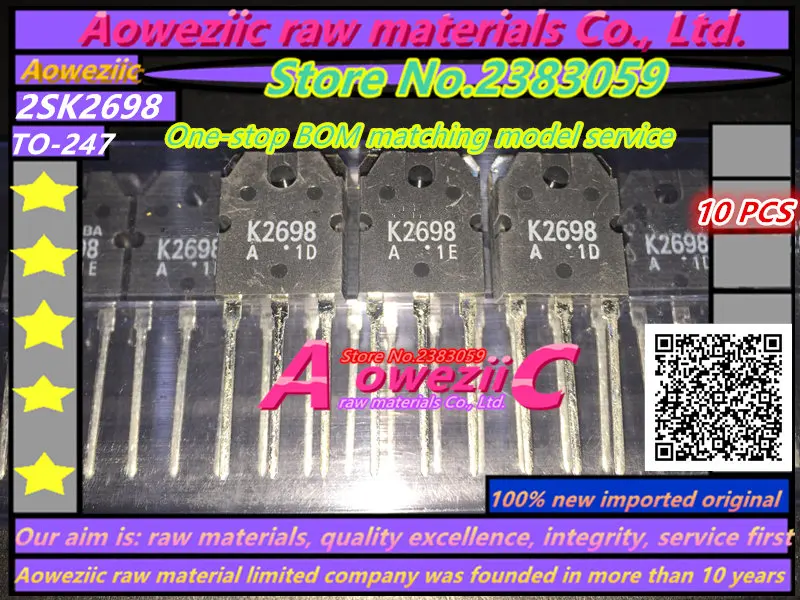 Aoweziic 100% новый импортный оригинальный 2SK2698 K2698 TO-3P N 15A 500V FET транзистор | Электроника