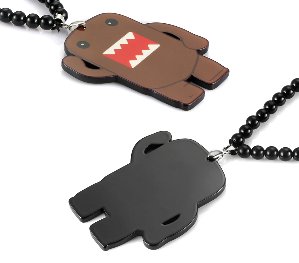 Автомобильная подвеска акриловая забавная Domo-Kun Rock JDM Подвески на зеркало заднего вида украшения Автомобильная отделка подвесная подвеска Украшение подарок