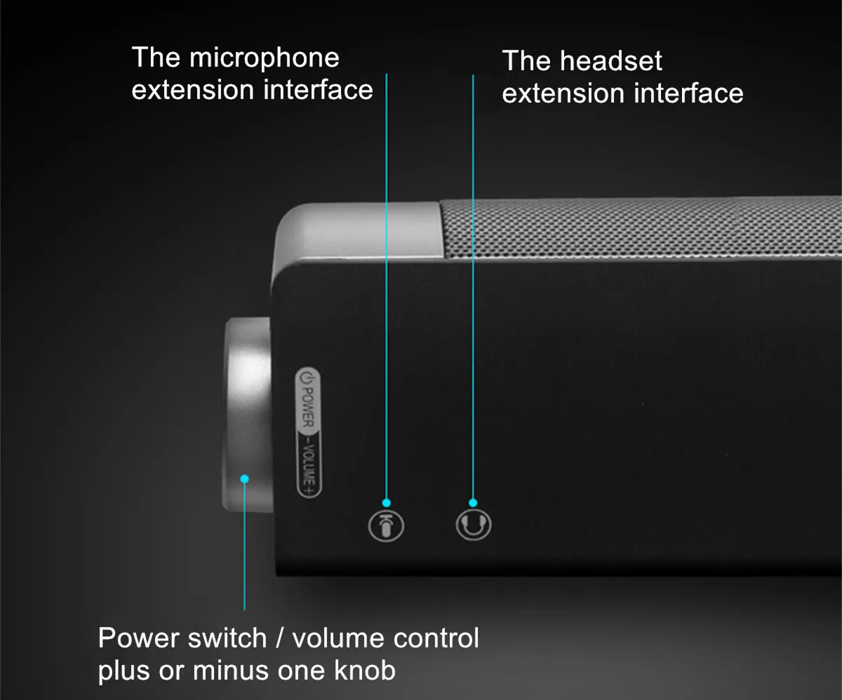 Портативный bluetooth динамик 6 Вт MIDAS 2,0 Беспроводные динамики Soundbar USB AUX усилитель HIFI стерео звуковая панель для ТВ компьютера ПК