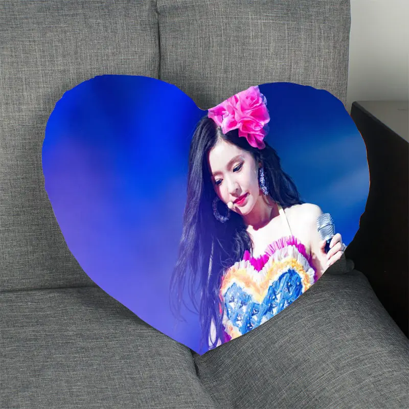 4 Kpop наволочка красный бархат в форме сердца атласная тканевая Подушка Чехол для дивана дома спальни Свадебные украшения наволочки - Цвет: 4