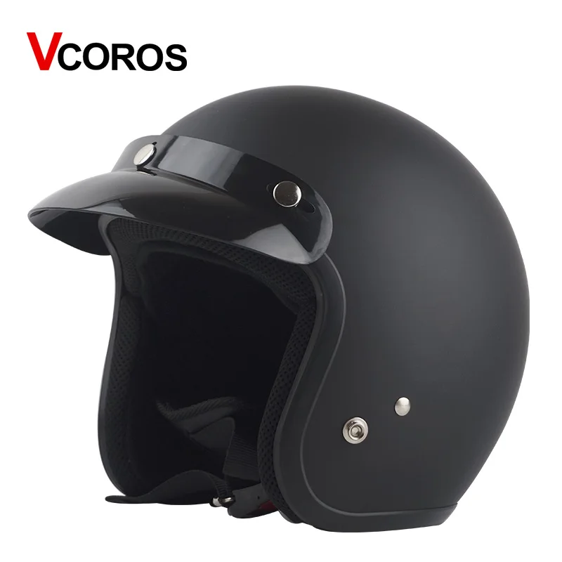 Винтажный мотоциклетный шлем vespa со съемной внутренней подкладкой 3/4