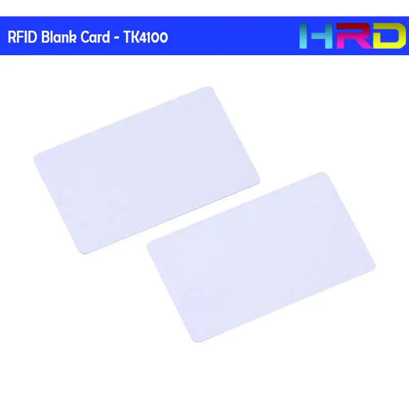 [100pcs/lot] ID/IC rfid tk4100 em4100 em4200 blank white card low frequency 125khz read only access control electronic lock |